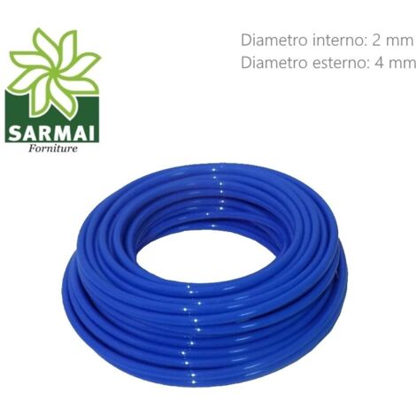 Tubo Flessibile In Silicone Alimentare 2mt - ID 2mm OD 4mm Per Acqua E Liquidi