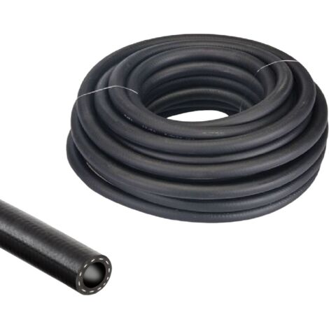 Tubo in gomma con rinforzo al metro aria compressa 20 bar varie misure - Misura: 8x17