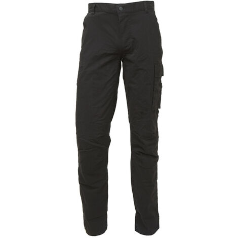 Upower OCEAN Black Carbon pantalone da lavoro multi tasca resistente slim estivo BLACK CARBON taglia 3XL