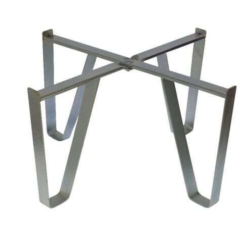 Piedistallo Base per botte contenitore olio vino  acciaio zincato Ø 78 cm 500 Lt