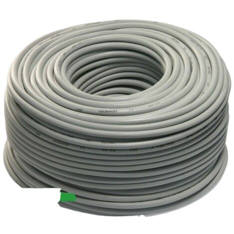 CAVO FILO ELETTRICO FG16OR16 600-1000V BIPOLARE SENZA NEUTRO GRIGIO 2x6 mm - Metri: 75 - Sezione: 2x6 mm