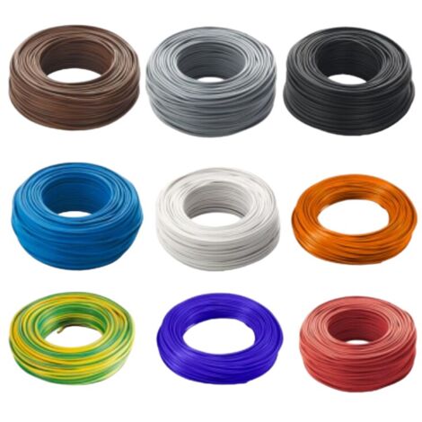 CORDINA CAVO UNIPOLARE FS17 450/750 V 1x2,5 mm FILO ELETTRICO 100 m VARI COLORI - Colore: Rosso