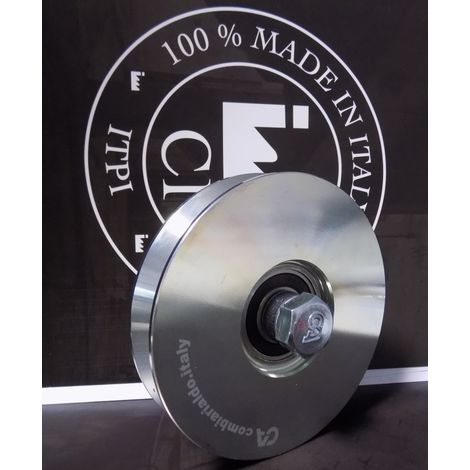 Ruota gola a U per cancello porta scorrevole con cuscinetto diametro Ø 8 cm - art. 400.80 (1/2)