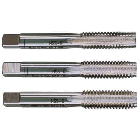 Serie 3 Maschi maschio a mano HSS RETTIFICATI KRINO Passo Grosso Filetto Metrico M24 X 3