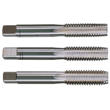 KRINO Serie 3 Maschi SINISTRI passo grosso maschio mano filettatura ISO metrica misura M 6 X 6x1