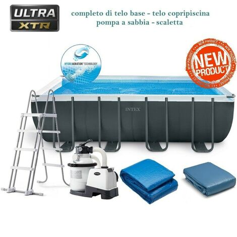 INTEX 26356NP NUOVA PISCINA FUORITERRA ULTRA XTR 549x279x132 cm + POMPA A SABBIA