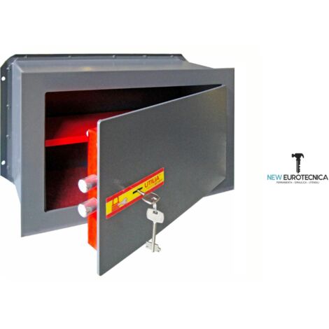 Cassaforte da muro 'utilia security'  420x195x280 h con chiave a doppia mappa