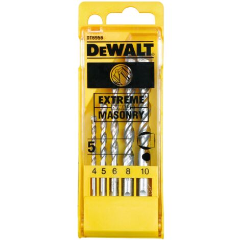 DeWALT DT6956-QZ Serie assortimento 5 punte per muratura pietra calcestruzzo