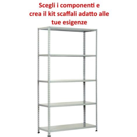 Scaffali metallici componibili, su misura e in kit