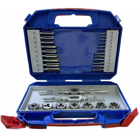 KRINO SET PER FILETTARE MASCHI E FILIERE METRICHE M3 - M12