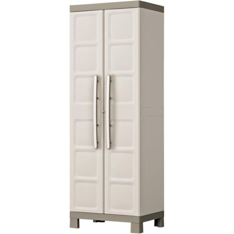 KETER EXCELLENCE armadietto armadio alto tutto piani plastica 68x39x185h cm (1/2)