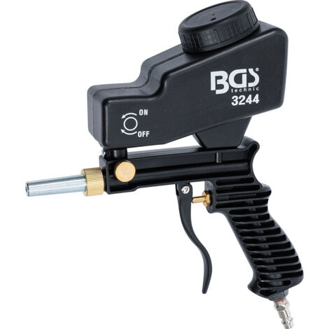 BGS 3244 PISTOLA SABBIATRICE PNEUMATICA CORPO IN ABS ATTACCO 1/4"