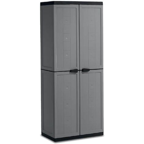 KETER JOLLY armadietto armadio alto portascope in plastica 68x39x166h cm bianco