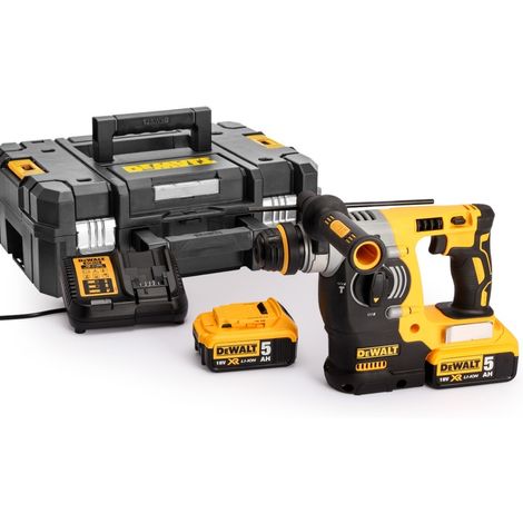 DeWALT DCH273P2T tassellatore SDS-PLUS 18V 400W BRUSHLESS XR + 2 batterie 5,0 Ah
