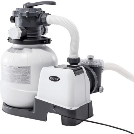 Pompa Intex 26646 filtro a sabbia 7900 l/h a 6 vie per piscina fuori terra