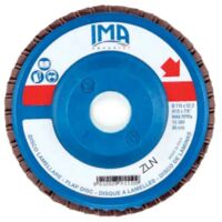 IMA Dischi lamellari con supporto in nylon Zirconio ZLN 180 Confezione da 10 PZ - Grana: 120