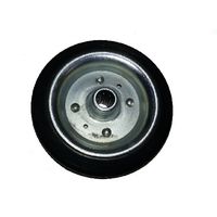 RUOTA CON RIVESTIMENTO IN GOMMA 180X50 GOMMA PIENA MARCA AVO 112 MADE IN ITALY