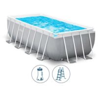 Piscina fuori terra Intex Prisma Frame con Pompa filtro Scaletta 400x200Xh122 cm INTEX 26790 NP