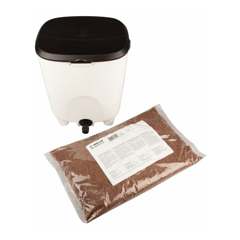Composteur de cuisine Bokashi 20L Ecovi® avec activateur – ecovi