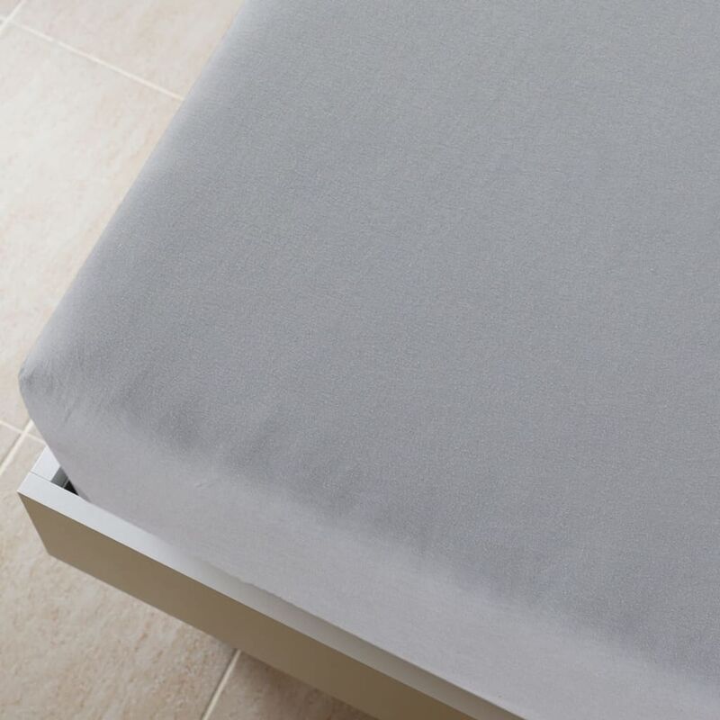 Lenzuolo con angoli ELSE Jersey 160x200x30 cm grigio