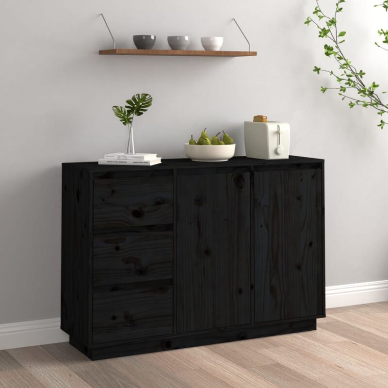 Credenza industrial legno riciclato Finitura Naturale a cera