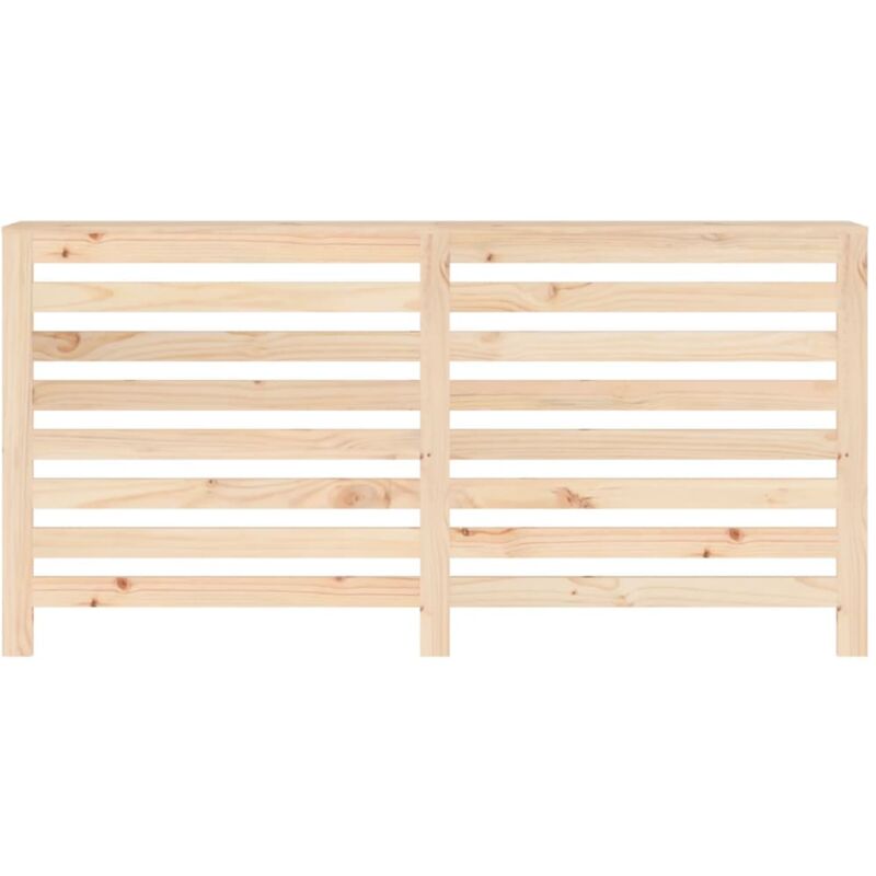 vidaXL Copertura Termosifone Miele 210x21x85 cm Legno Massello Pino