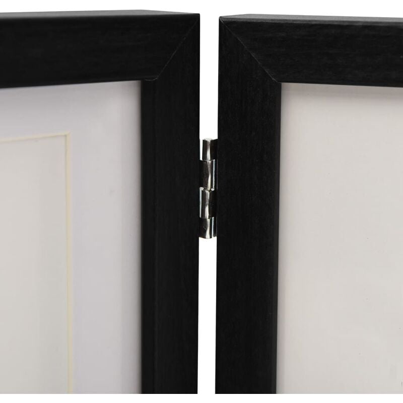 Cornici Portafoto a Libro Nere 22x15cm +2x(10x15)cm
