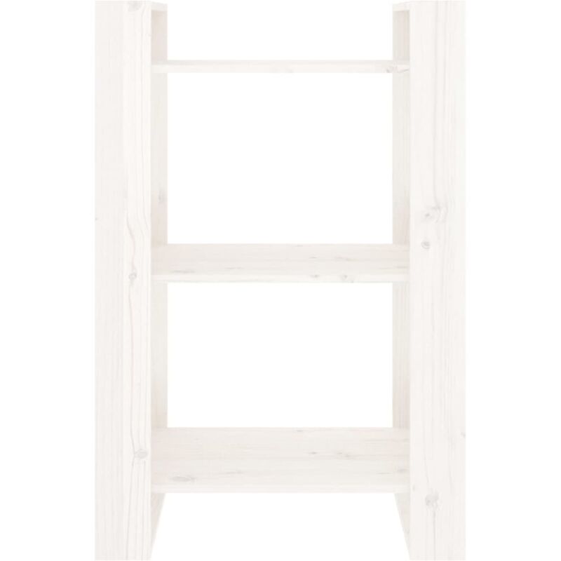 vidaXL Libreria/Divisorio Bianco 100x30x135,5 cm in Legno di Pino - vidaXL  - Idee regalo