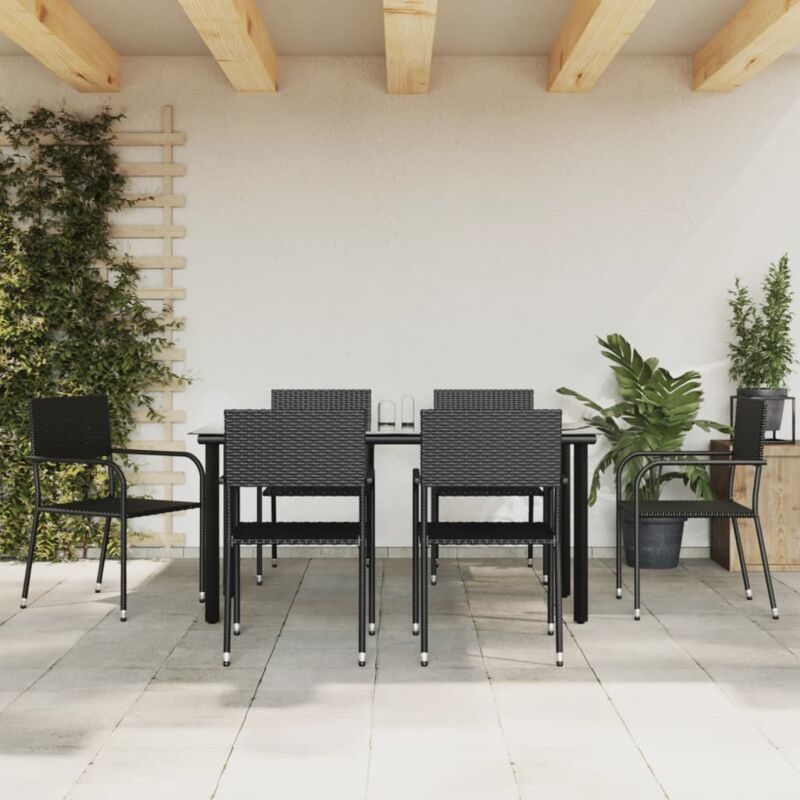 Set pranzo tavolo allungabile pieghevole 120/160x80 cm con 4 sedie  pieghevoli in legno di acacia 