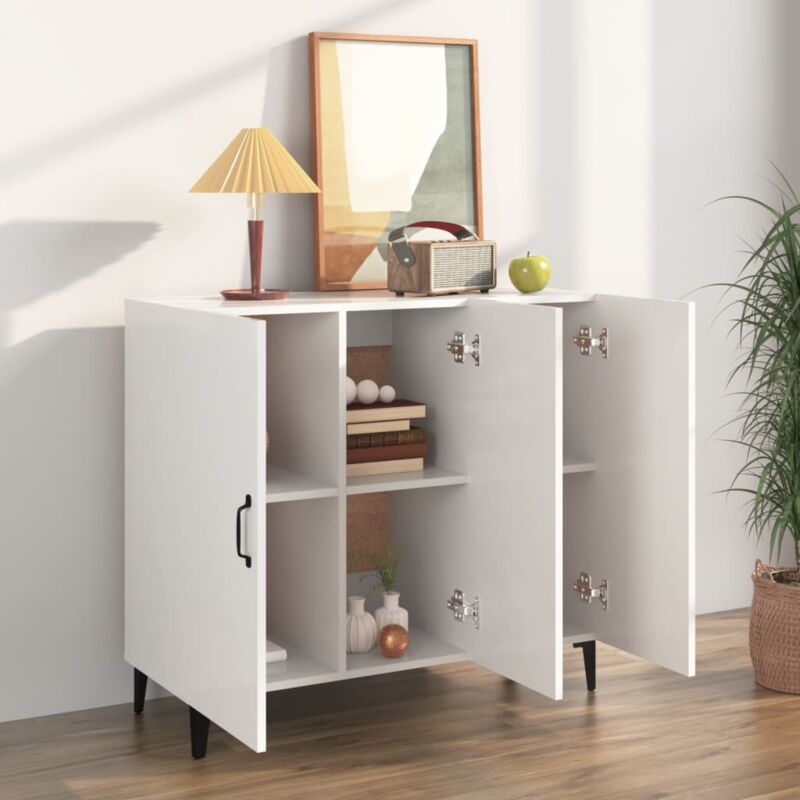 Mobile mobiletto credenza multiuso 60x40x80cm in legno per