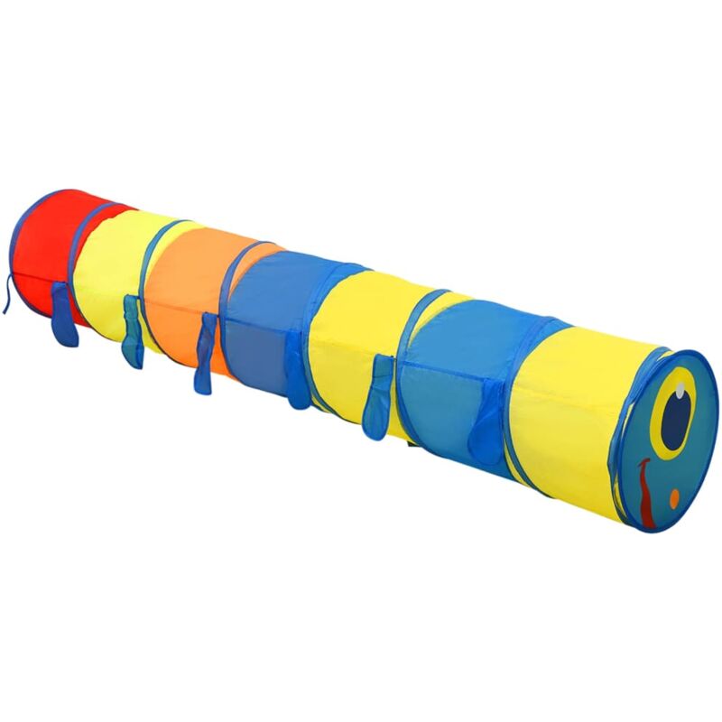 Tunnel da Gioco per Bambini Multicolore 145 cm in Poliestere