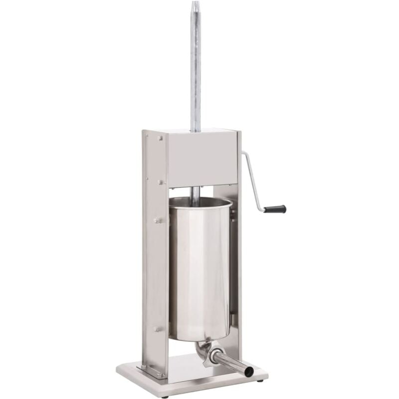 Insaccatrice per salsiccia e salumi - 15 L - Manuale - Verticale - Acciaio  inox