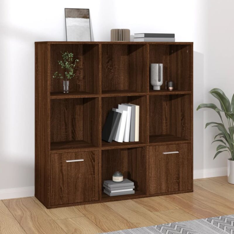 Homcom Mobile Libreria in Legno 24 Scomparti, Bianco, 130.5x89x20cm