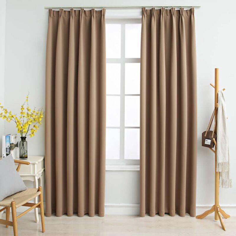 VidaXL Tenda Macramè Grigio Talpa 140x240 cm in Cotone