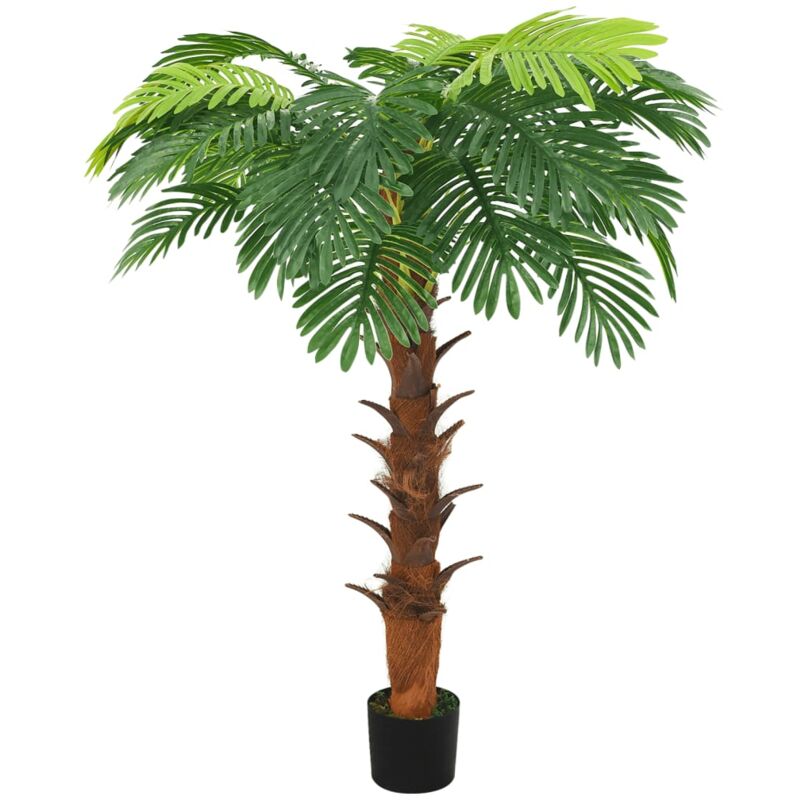 Palma Cycas Artificiale con Vaso 160 cm Verde