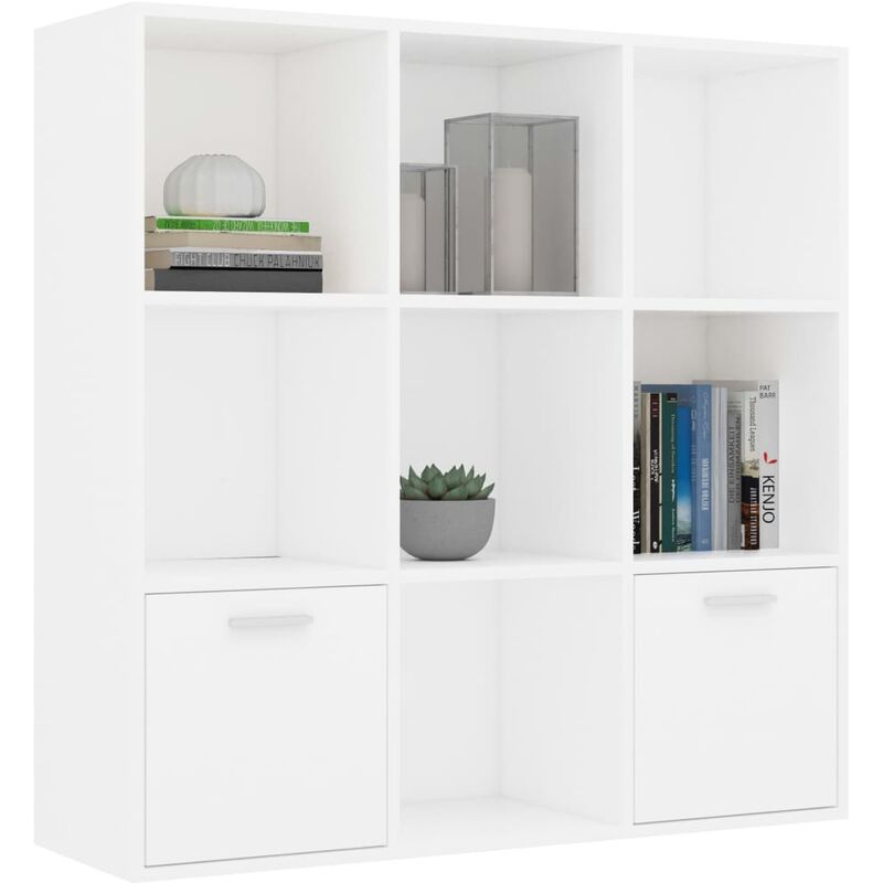 Maison Exclusive - Libreria Bianca 98x30x98 cm in Legno