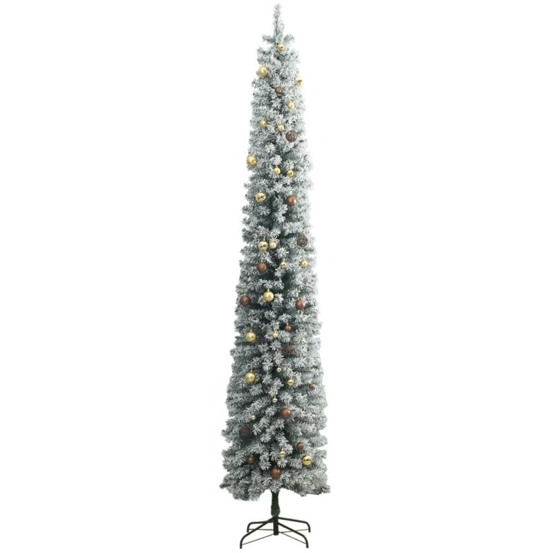 XONE Albero di Natale 210cm INNEVATO con PIGNE -Gardena- Super FOLTO  Natalizio Verde Neve : : Casa e cucina