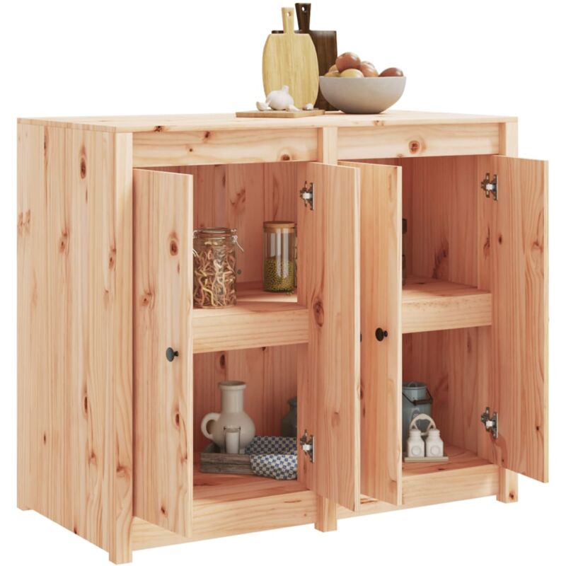 Mobile da Cucina da Esterno 106x55x64 cm Legno Massello di Pino