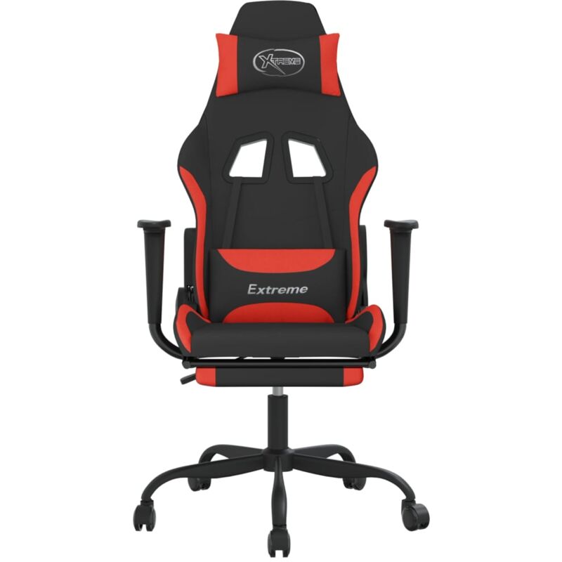 WOLTU Sedia Gaming, Sedia Ergonomica con Schienale Reclinabile, Supporto  Lombare, Poltrona Gaming con Poggiapiedi, Sedia Girevole 360°, Tessuto  Leathaire