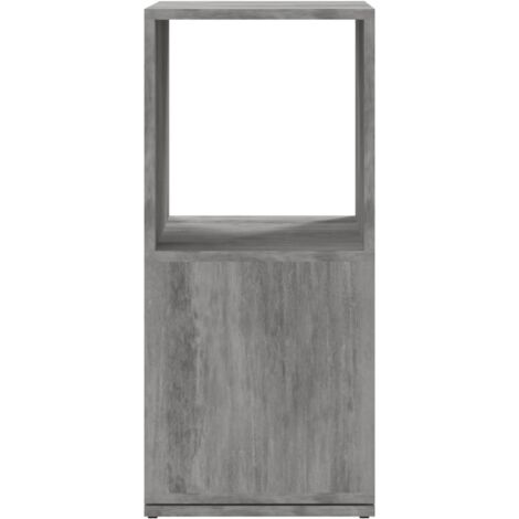 Armadietto Girevole Grigio Cemento 34,5x34,5x75,5cm Truciolato