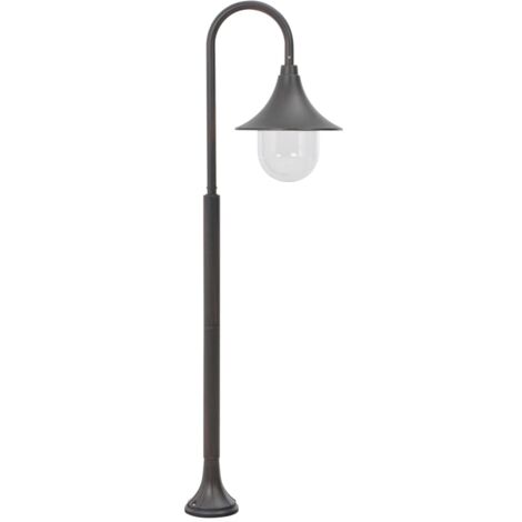 Lampione da Giardino E27 120 cm in Alluminio Bronzo