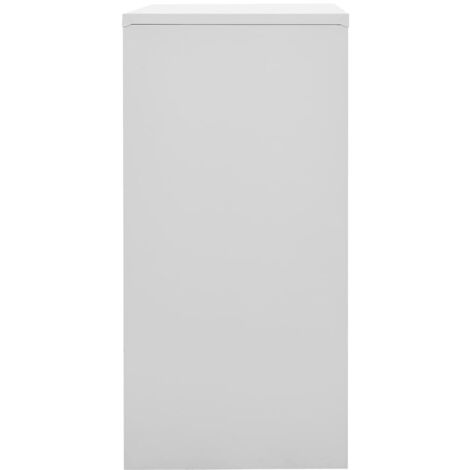 Armadietti spogliatoio 5 pz. Grigio chiaro e verde 90x45x92,5 cm Acciaio