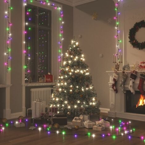 Striscia LED RGB 10mt Catena Luminosa Luci di Natale Multicolore con  Telecomando