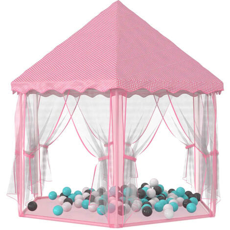 VidaXL Tenda da gioco per bambini 250 palline multicolore