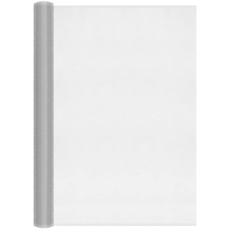 Zanzariera in Alluminio 80x500 cm Argento