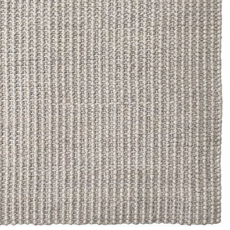 Tappeto in Sisal Naturale 100x200 cm Tortora