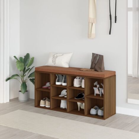 Scarpiera Armadio VidaXL Scarpiera Rovere Sonoma 102x36x60 Cm In Legno Multistrato Scarpiera Alta
