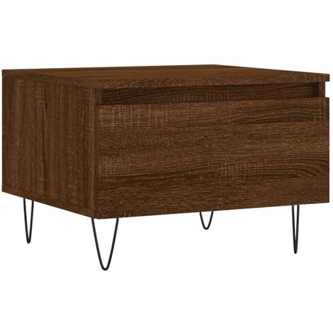 Tavolino Da Salotto VidaXL In Rovere Sonoma 80x50x42,5 Cm - Legno Multistrato Con Piano Sollevabile E Vani Portaoggetti