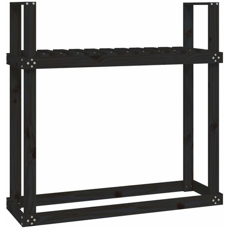 Legnaia In Acciaio Zincato Da Esterno 120x45x140 Cm – Portaceppi Robusto Per Camino E Stufa