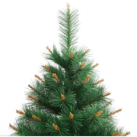 Albero Di Natale Verde SLIM Pino Dei Sogni Altezza 240 cm Base a